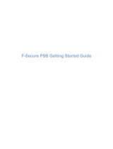 F-SECURE PSB Getting Started Manual