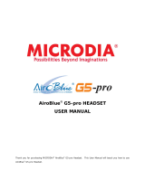Microdia AiroBlue G5 pro User manual