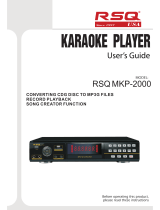 RSQ RSQ MKP-2000 User manual