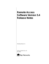 Bay Networks Bay Networks 2000 Release Notes