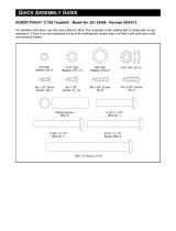 NordicTrack C 700 Quick Assembly Manual