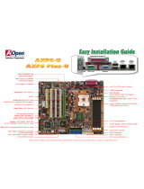 AOpen AXPS PLUS-U Installation guide