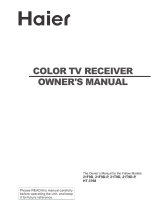 Haier 21T9D Owner's manual