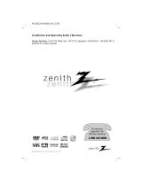 Zenith DVT723 Installation guide