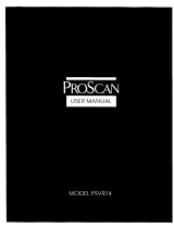 ProScan PSVR74 User manual