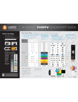 Vizio VF550XVT1A - 55" LCD TV Quick start guide