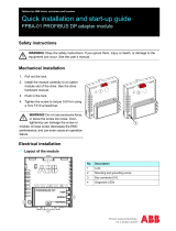 ABB FPBA-01 Quick Installation And Start-Up Manual