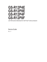 Gigabyte GS-R12P4F User manual