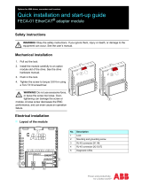 ABB FECA-01 EtherCAT Quick Installation And Start-Up Manual