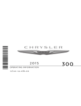 Chrysler 300 2015 Operating Information Manual