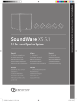 Boston SoundWare XS 5.1 Owner's manual