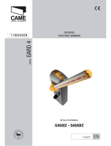 CAME GARD 4 SERIES Installation guide