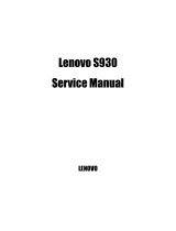Lenovo S930 User manual