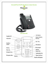Polycom SoundPoint IP 321 Quick User Manual