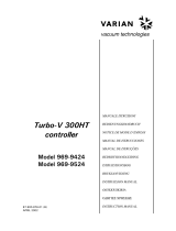 Varian Turbo-V 300 HT User manual