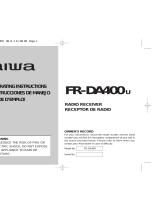 Aiwa FR-DA400 Operating Instructions Manual