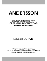 Andersson LED556FDC PVR User manual