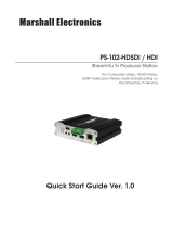 Marshall Electronics PS-102-HDSDI / HDI User manual