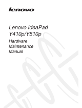Lenovo IdeaPad Y510p Hardware Maintenance Manual