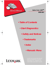 Lexmark Optra Color 1200 User manual