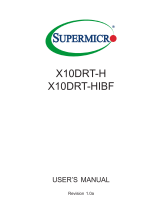 Supermicro X10DRT-HIBF User manual