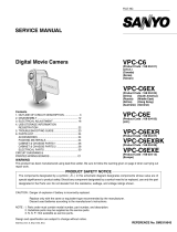 Sanyo Xacti VPC-C6EX User manual