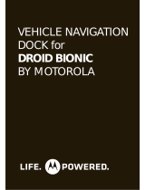 Motorola DROID BIONIC VEHICLE DOCK User manual