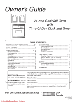 Maytag gas wall oven Owner's manual