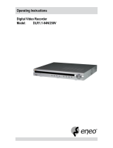 Eneo DLR1.1-04N/250V Operating Instructions Manual