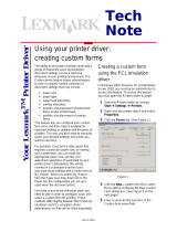 Lexmark Forms Printer 2380 001 Tech Note