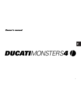 Ducati MONSTER S4 Owner's manual