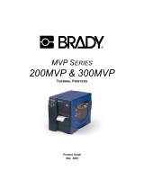 Brady Bradyprinter 300MVP User manual