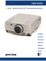 Proxima DESKTOP PROJECTOR 6155XGA User manual