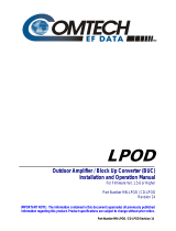 Comtech EF Data LPOD Operating instructions
