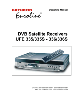 Kathrein Euroline UFE 336S Operating instructions