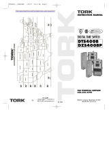 Tork DTS400B User manual