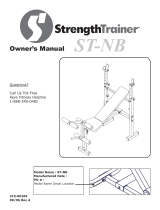 Keys Fitness StrenghtTrainer ST-NB Owner's manual
