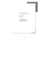 Lenovo S62 User manual