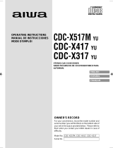 Aiwa CDC-X517M Operating Instructions Manual