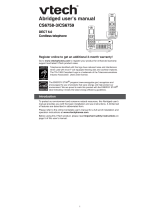 VTech CS6758-3 User manual