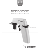 Gilson macroman User manual