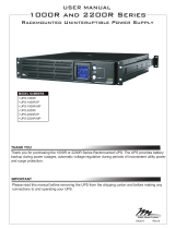 Middle Atlantic Products UPS-1000R User manual