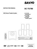 Sanyo SX-TS780W User manual