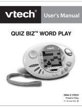 VTech QUIZ BIZ WORD PLAY User manual