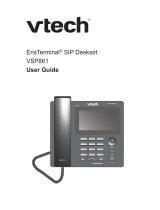 VTech ErisTerminal VSP861 User manual