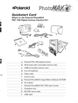 Polaroid PhotoMAX PDC 1100 Quick Start Card