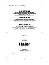 Haier XQG50-11 User manual