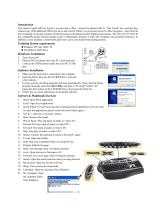 Genius Comfy KB-21e Scroll Owner's manual