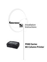 Intermec PK80 Series Installation Instructions Manual