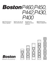 Boston P400 User manual
